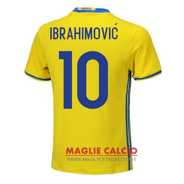 nuova maglietta svezia 2018 ibrahimovic 10 prima